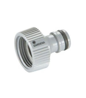 Gardena 18220-50 Ρακόρ Βρύσης με Θηλυκό Σπείρωμα 21mm Γκρι