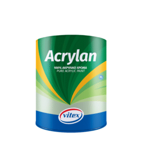 Vitex Acrylan Λευκό Χρώμα για Εξωτερική Χρήση
