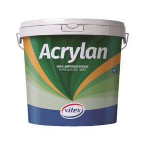 Vitex Acrylan Λευκό Χρώμα για Εξωτερική Χρήση - Image 2