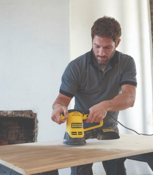 Stanley Έκκεντρο Τριβείο 125mm Ρεύματος 480W με Ρύθμιση Ταχύτητας - Image 3