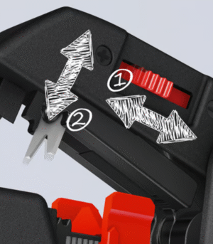 Knipex Αυτόματος Απογυμνωτής Καλωδίων με Κόφτη και Μήκος 180mm - Image 5