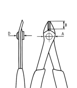 Knipex Πλαγιοκόφτης Ηλεκτρολόγου Πλευρικής Κοπής Μήκους 125mm - Image 3