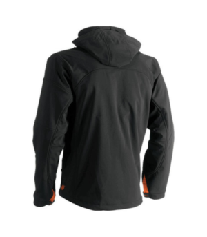 Herock Poseidon Μπουφάν Εργασίας Softshell με Αποσπώμενη Κουκούλα Μαύρο - Image 2