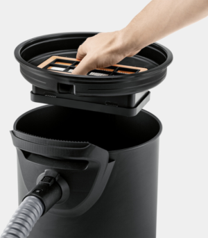 Karcher AD 2 Σκούπα Στάχτης 600W με Κάδο 14lt - Image 3