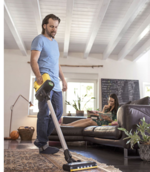 Karcher Vc 6 Cordless Ourfamily Επαναφορτιζόμενη Σκούπα Stick 25.2V Κίτρινη - Image 3