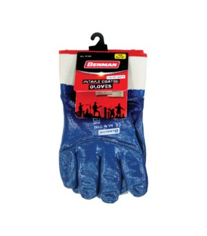Benman Γάντια Εργασίας Μπλε Νιτριλίου XL - Image 2