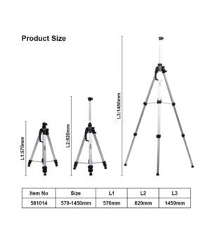 Harden Τρίποδo Αλουμινίου 1.45m για Laser - Image 2