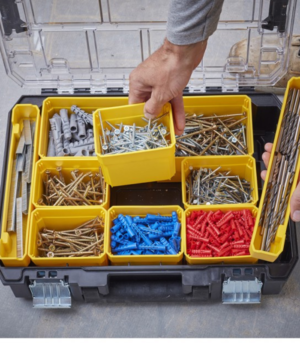 Stanley Fatmax Tstak Ταμπακιέρα Εργαλείων 10 Θέσεων με Αφαιρούμενα Κουτιά Κίτρινη 44x33.3x11.9εκ. - Image 3