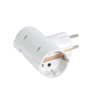 SAS 100-15-006 Αντάπτορας Ταφ 2 Θέσεων Σούκο 16A Λευκός