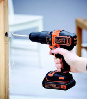 Black & Decker Σετ Κρουστικό Δραπανοκατσάβιδο & Παλμικό Κατσαβίδι 18V με 1 Μπαταρία 1.5Ah και Θήκη BCK21S1S - Image 2