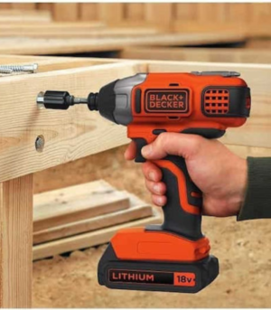 Black & Decker Σετ Κρουστικό Δραπανοκατσάβιδο & Παλμικό Κατσαβίδι 18V με 1 Μπαταρία 1.5Ah και Θήκη BCK21S1S - Image 4