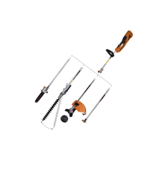 Kraft 691091 Πολυμηχάνημα Κήπου Ρεύματος με Κονταροπρίονο-Χλοοκοπτικό και Μπορντουροψάλιδο