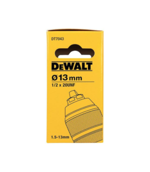 DeWalt Τσοκ Δραπάνου Αυτόματο 13mm 1/2"x20UNF DT7043 - Image 2