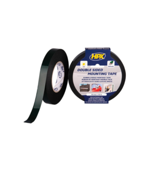 HPX Ταινία Διπλής Όψης Μαύρη 19mm x 10m - Image 2