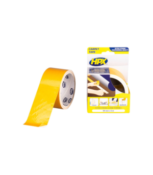 HPX Ταινία Διπλής Όψης Μοκετών Λευκή 50mm x 5m